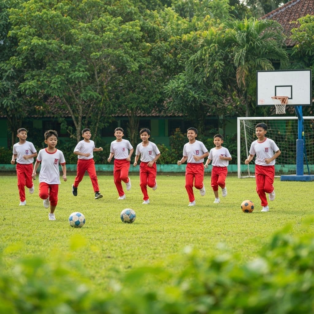 Kegiatan Olahraga SD Negeri 2 Kresno Mulyo