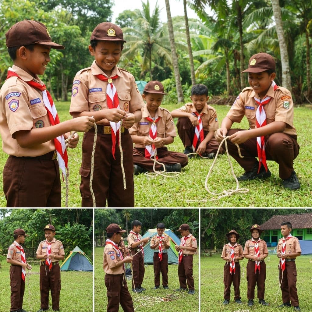 Kegiatan Pramuka SD Negeri 2 Kresno Mulyo